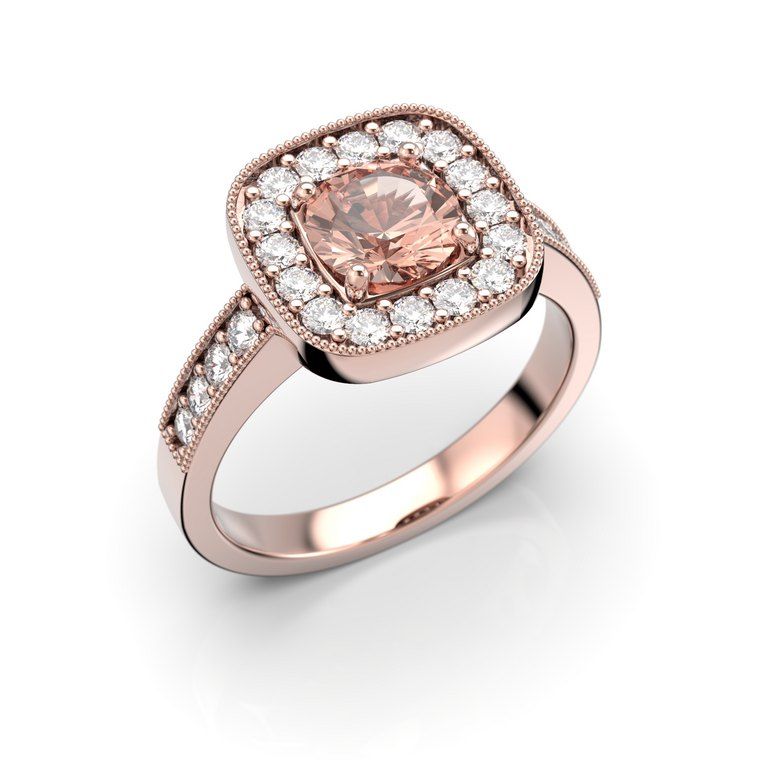 Festive Carolina sormus, punakulta / granaatti 514-126G-PK