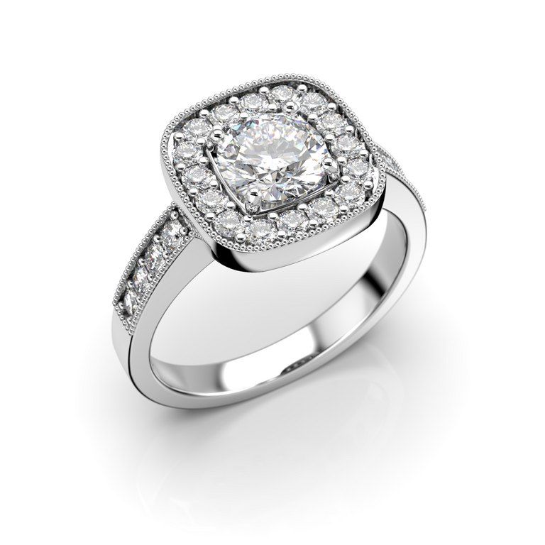 Festive Carolina Diamant Ring / Saphir 14-514-126S-VK-HSI1