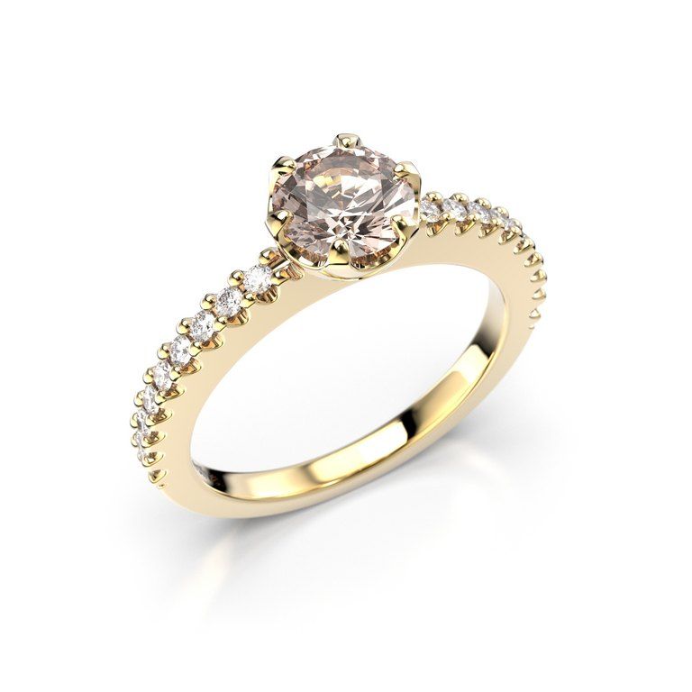 Festive Juliette Diamant Ring / Morganit 14-517-088M-KK-HSI1
