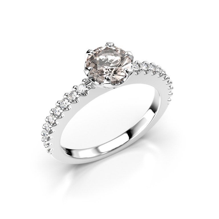 Festive Juliette Diamant Ring / Morganit 14-517-088M-VK-HSI1