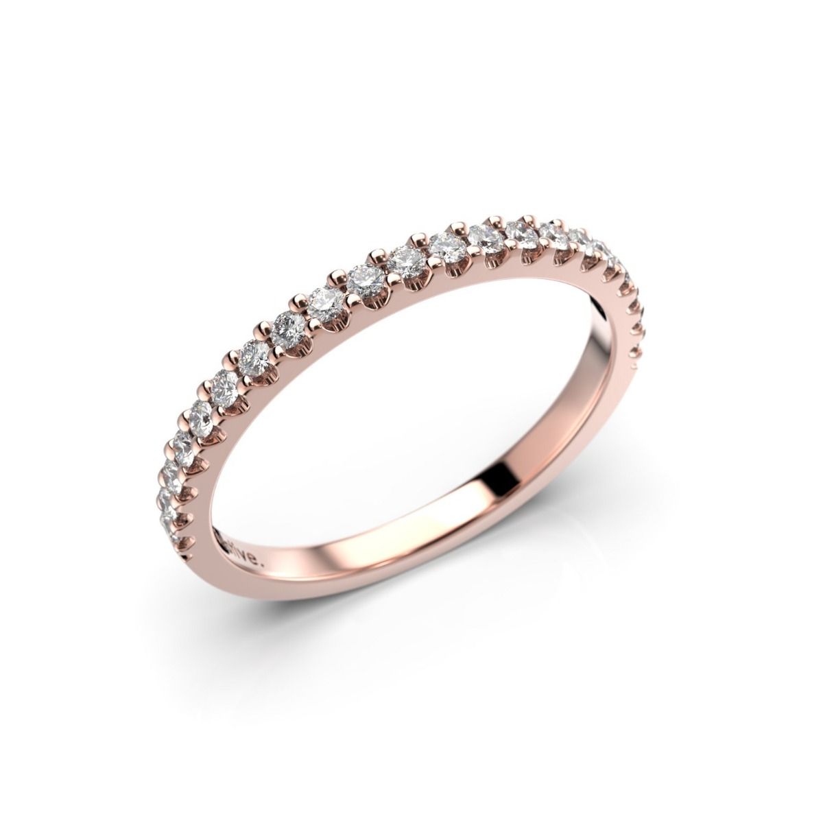 Festive Juliette timanttisormus, punakulta 523-021-PK