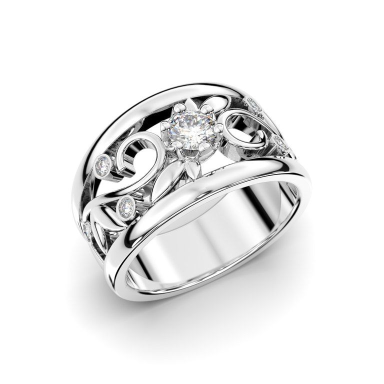 Festive Metsän Aarre Diamant Ring 14-538-029-VK-HSI1