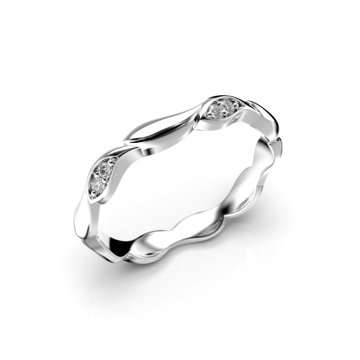 Festive Ivy timanttisormus, platina 551-010-PT