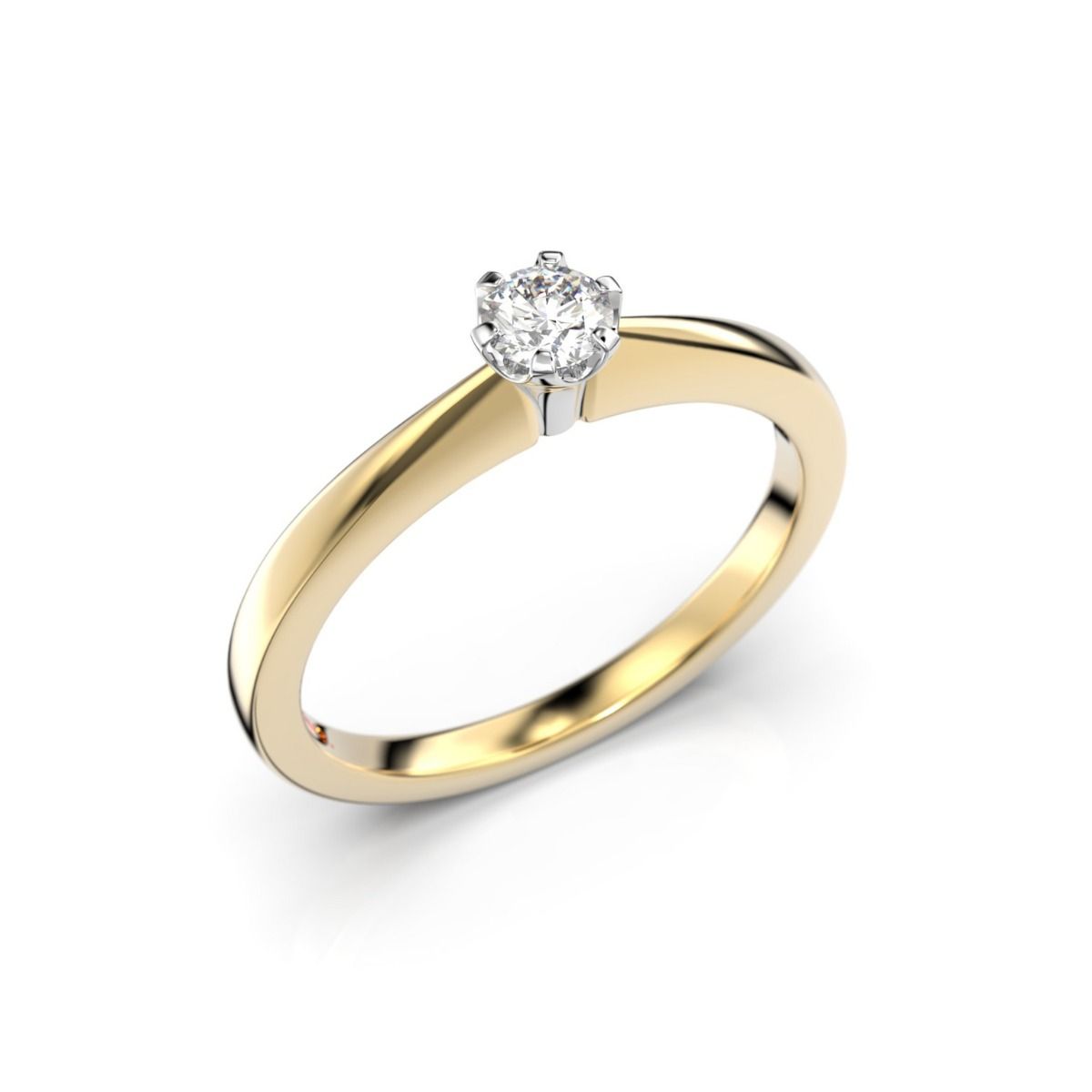 Festive Vivian timanttisormus, kelta- ja valkokulta 557-015-KV