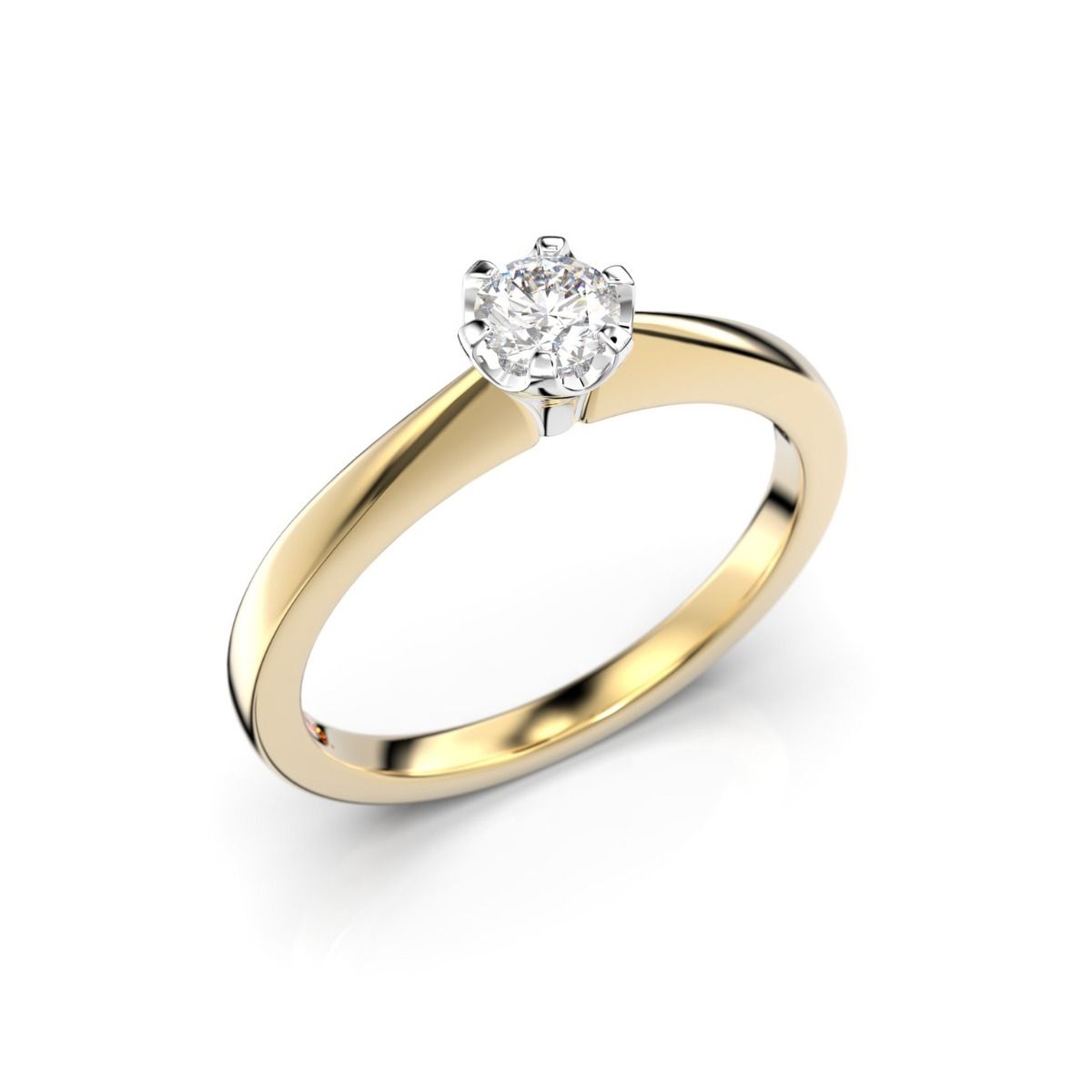 Festive Vivian timanttisormus, kelta- ja valkokulta 557-020-KV