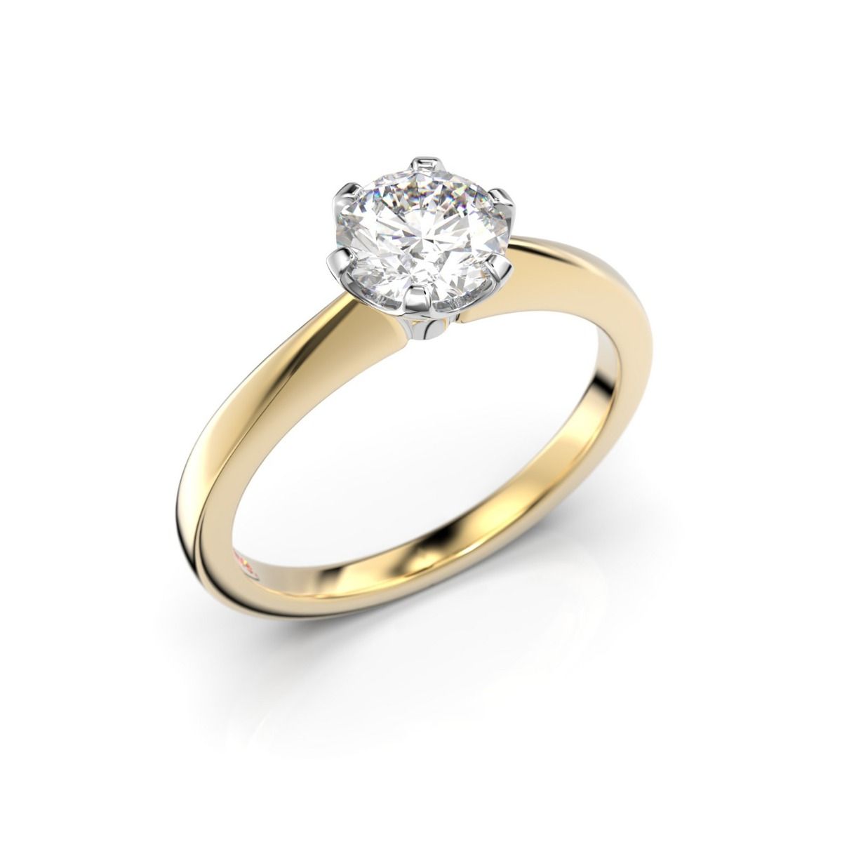 Festive Vivian timanttisormus, kelta- ja valkokulta 557-070-KV