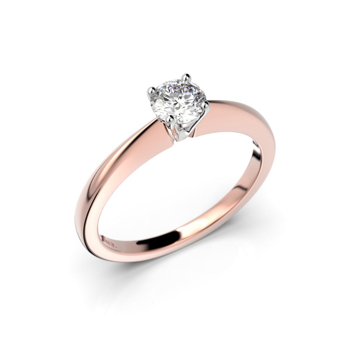 Festive Vanessa timanttisormus, puna- ja valkokulta 558-030-PV