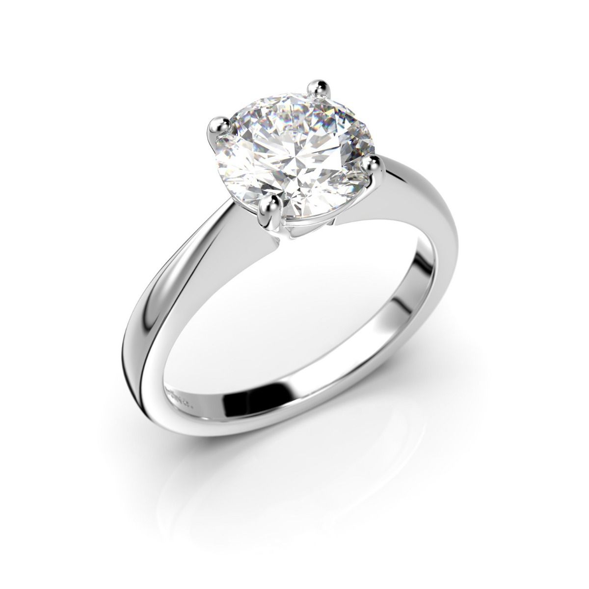 Festive Vanessa timanttisormus, platina 558-150-PT