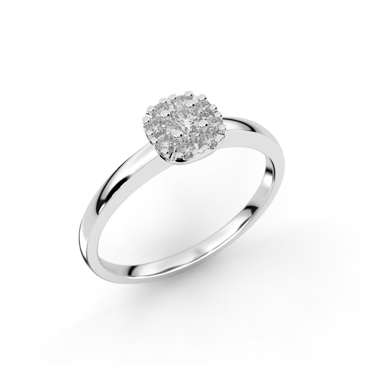 Festive Jasmin timanttisormus, platina 562-015-PT