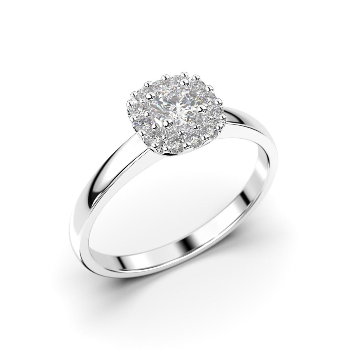 Festive Janette timanttisormus, platina 567-030-PT