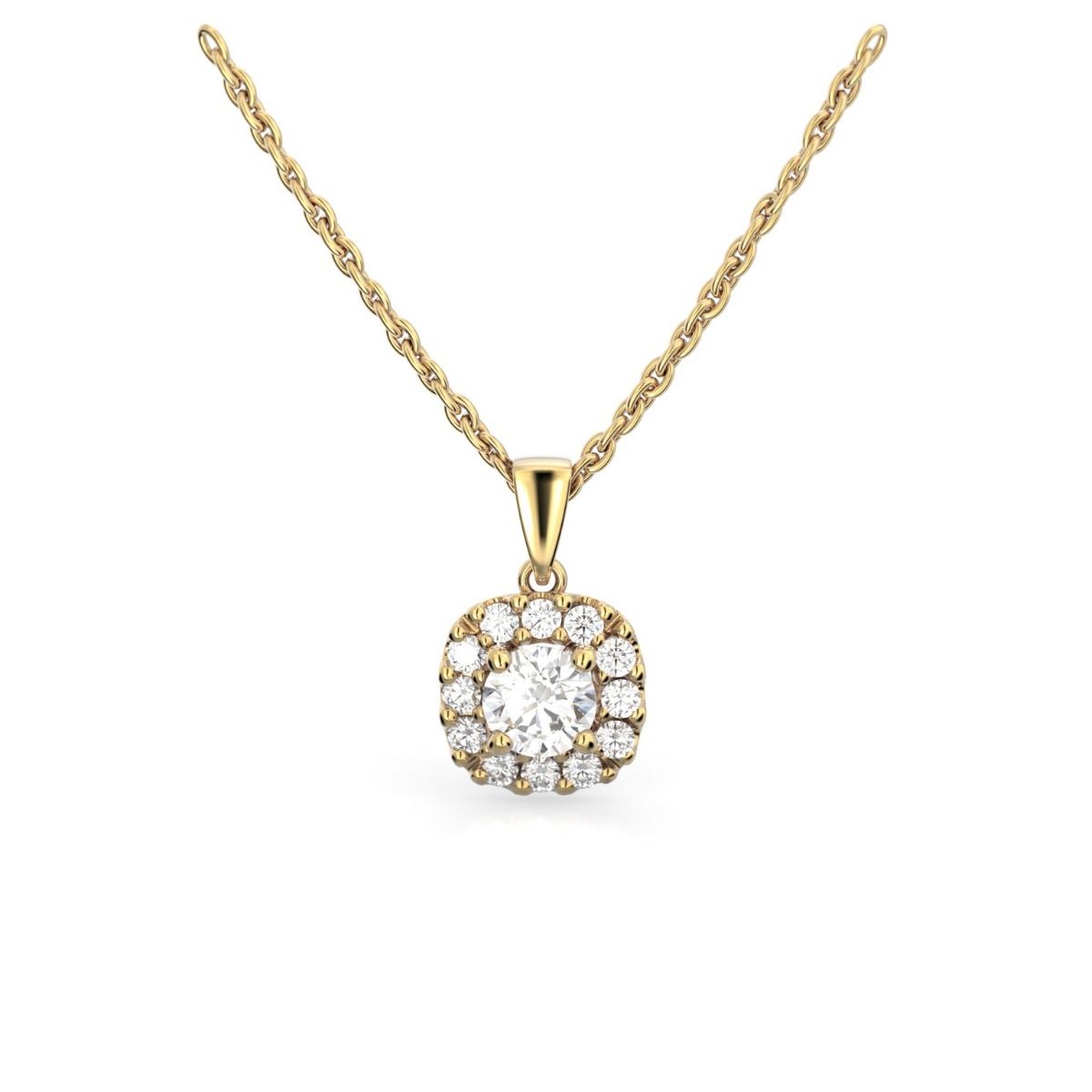 Festive Janette timanttiriipus, keltakulta 567-030R-KK