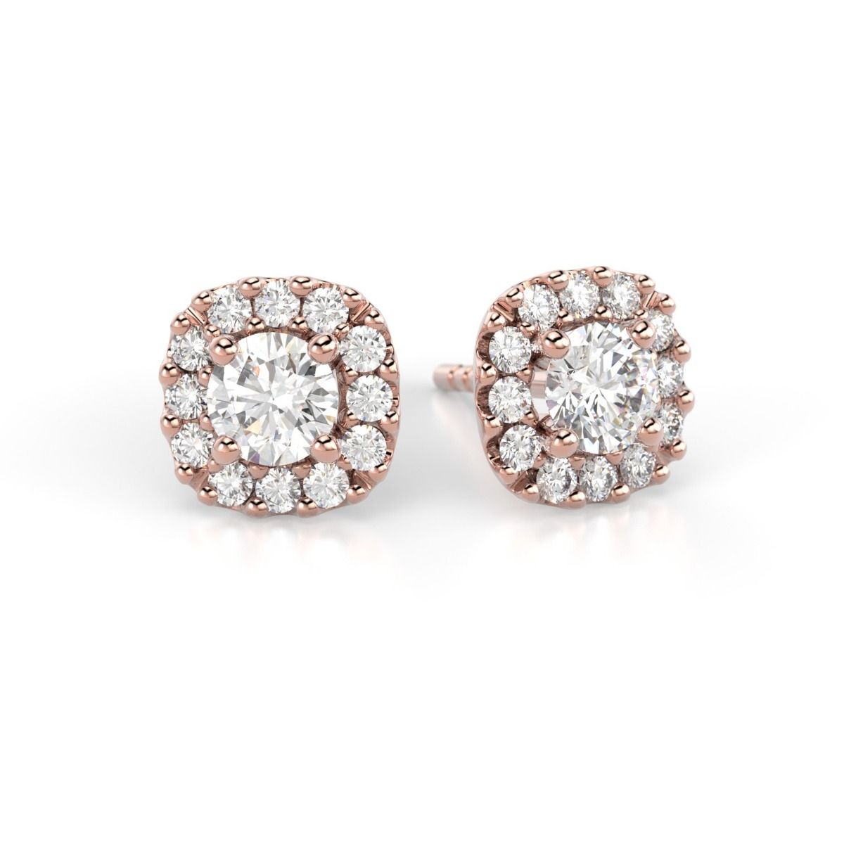 Festive Janette timanttikorvakorut, punakulta 567-060K-PK