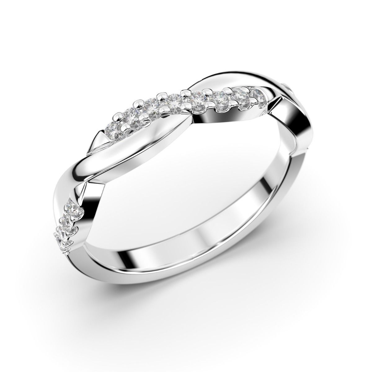 Festive Tiana timanttisormus, platina 568-016-PT