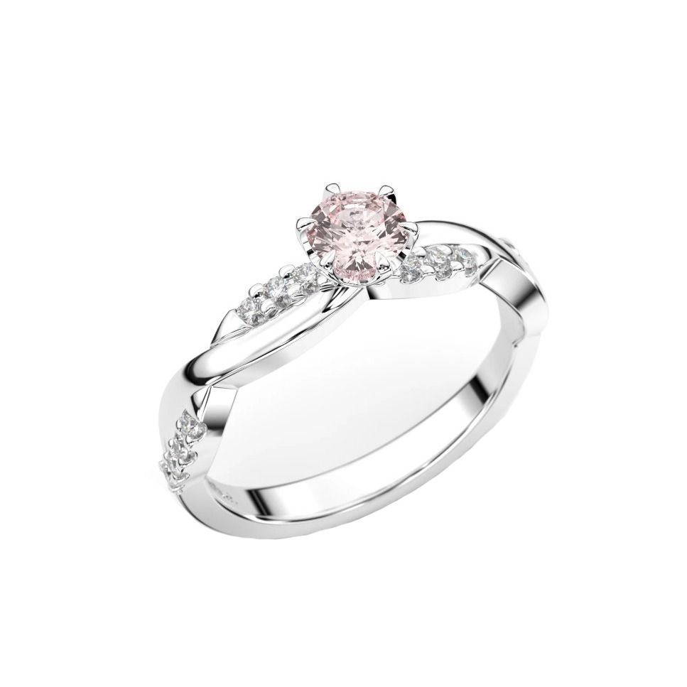 Festive Teresa Morganiitti timanttisormus, platina 569-044M-PT