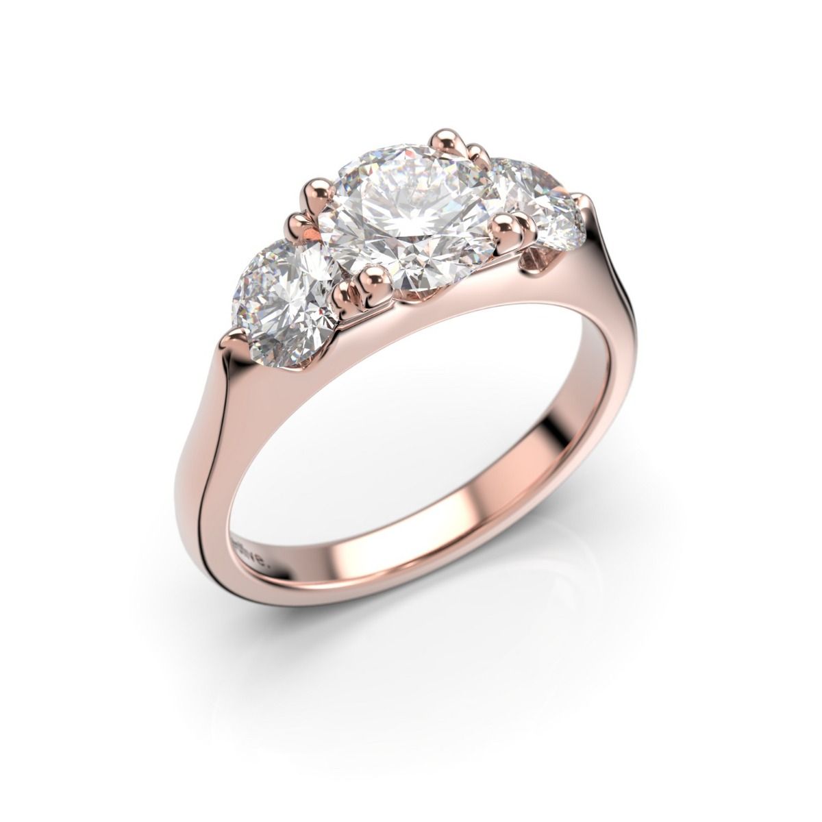 Festive Megan Superior timanttisormus, punakulta 573-180-PK