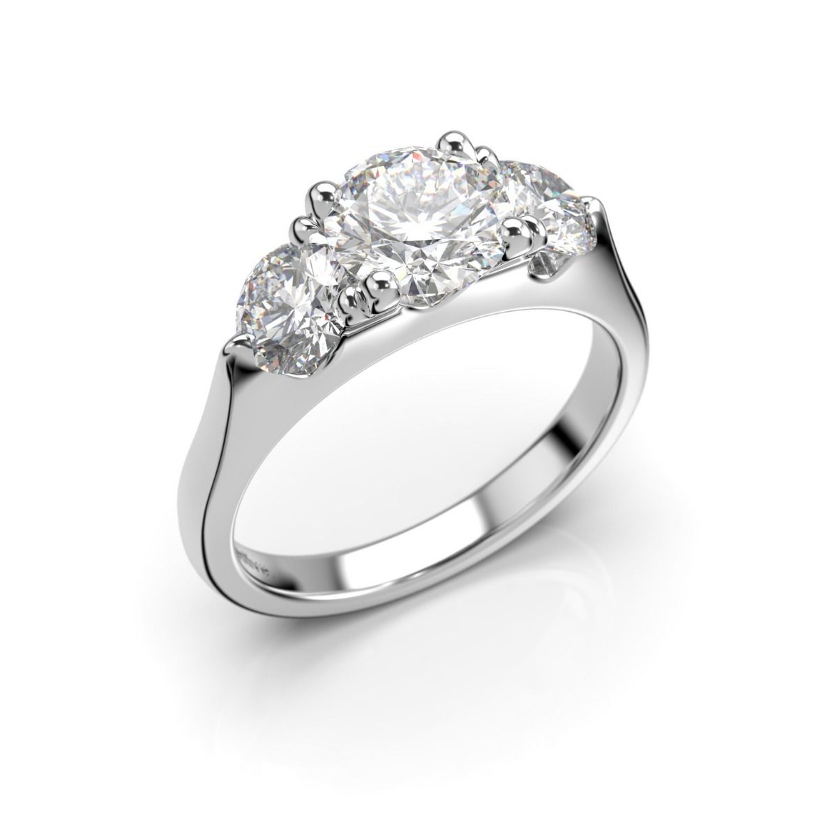 Festive Megan Superior timanttisormus, platina 573-180-PT