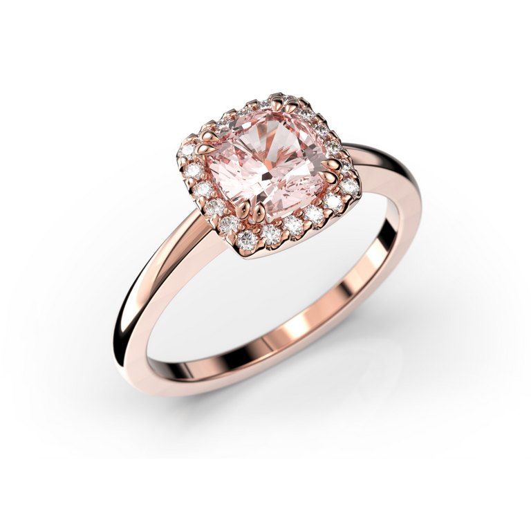 Festive Elsa Diamant Ring / Morganit 14-587-090M-PK-HSI1