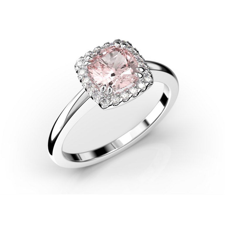 Festive Elsa Diamant Ring / Morganit 14-587-090M-VK-HSI1