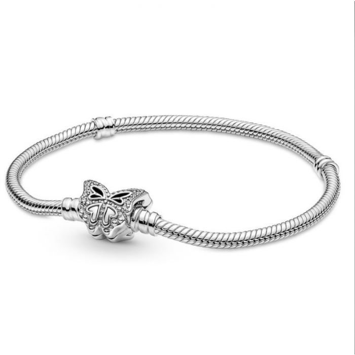 Pandora Butterfly Snake Chain Armband 17 cm 590782C01
