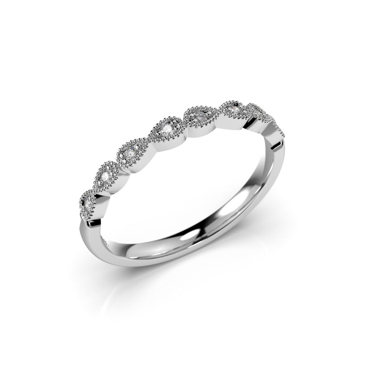 Festive Olga timanttisormus, platina 593-008-PT