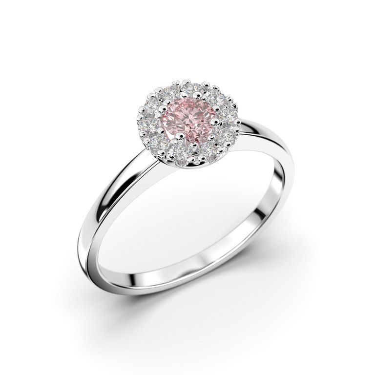 Festive Annabella sormus, valkokulta / morganiitti 598-028M-VK