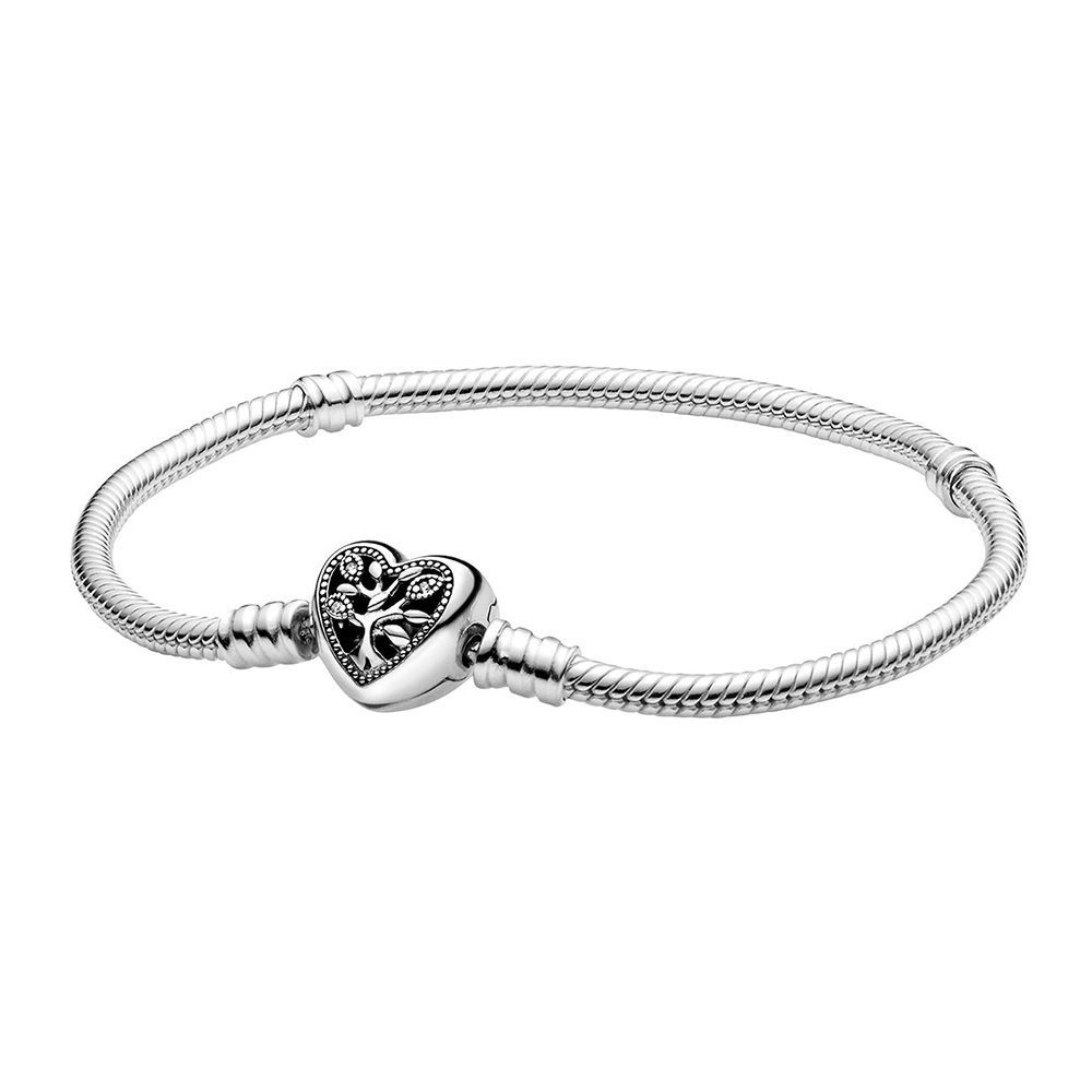 Pandora Moments Family Tree & Snake Chain Armband 17cm 598827C01