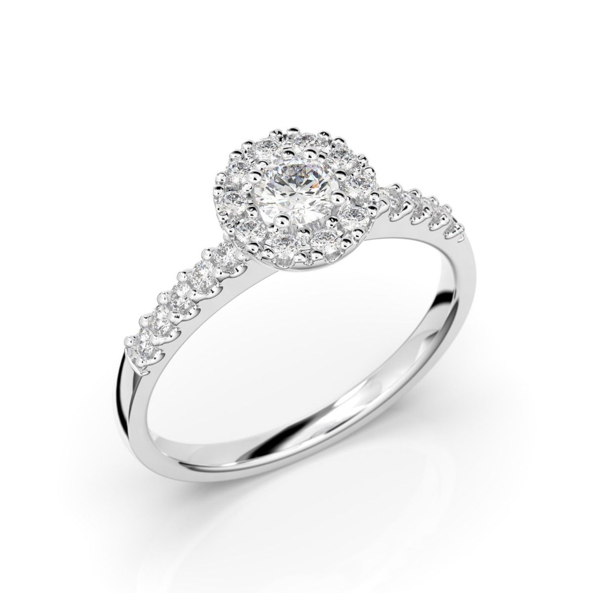 Festive Annabella timanttisormus, valkokulta 599-038-VK