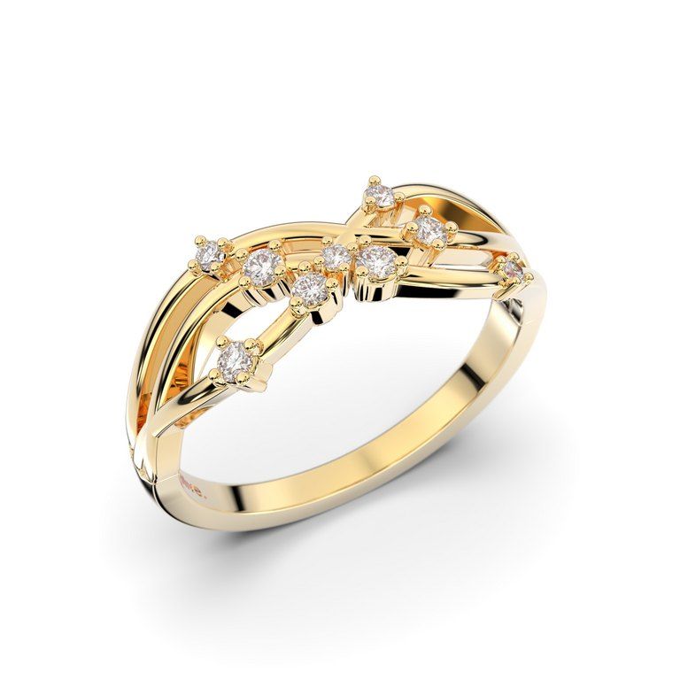 Festive Stella Diamant Ring 14-602-012-KK-HSI1