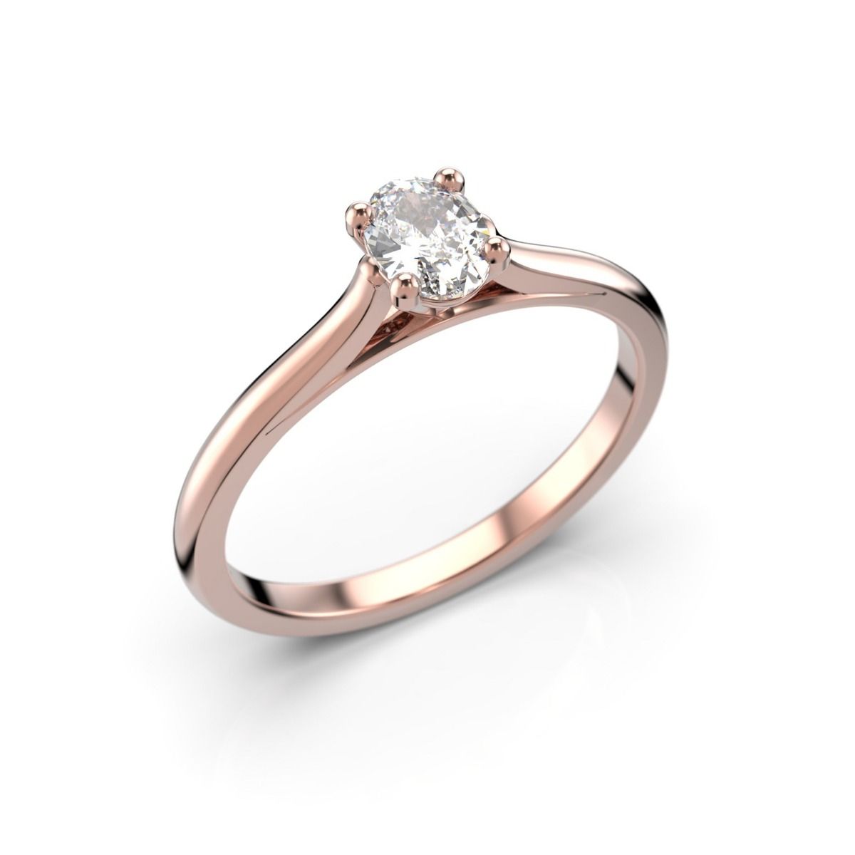 Festive Sesilia timanttisormus, punakulta 605-030-PK