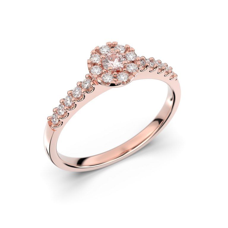 Festive Bella sormus, punakulta / morganiitti 607-025M-PK