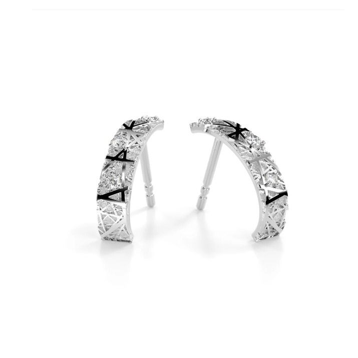 Festive Routa timanttikorvakorut, platina 625-007K-PT