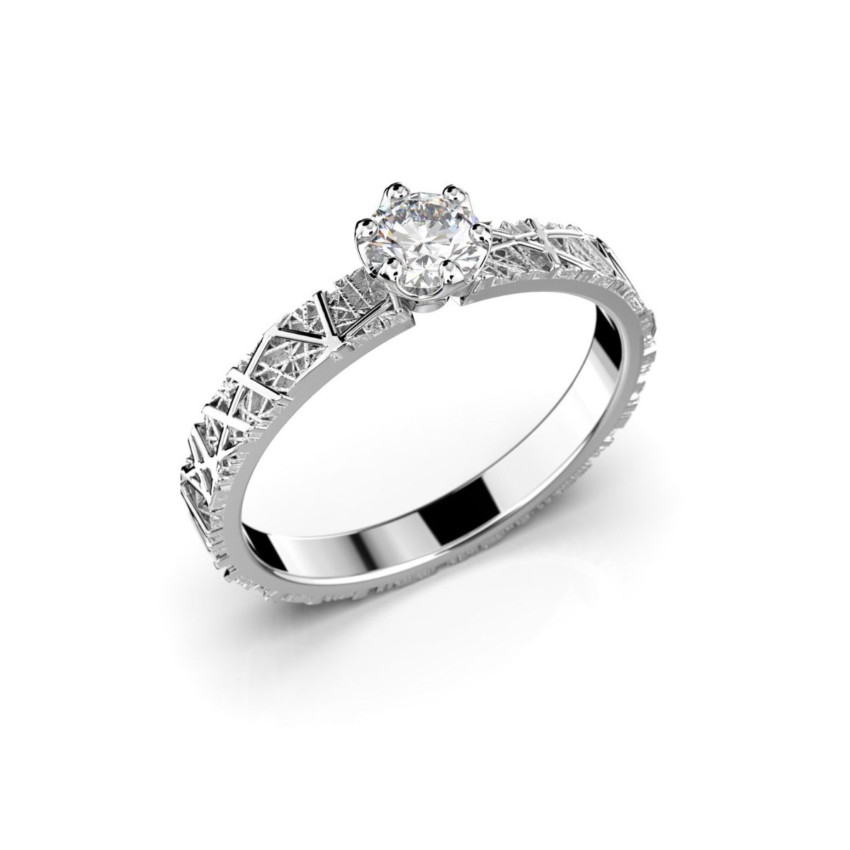 Festive Routa ikirakka timanttisormus, platina 628-023-PT