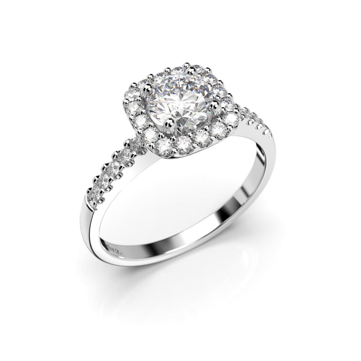 Festive Jemina timanttisormus, platina 635-076-PT