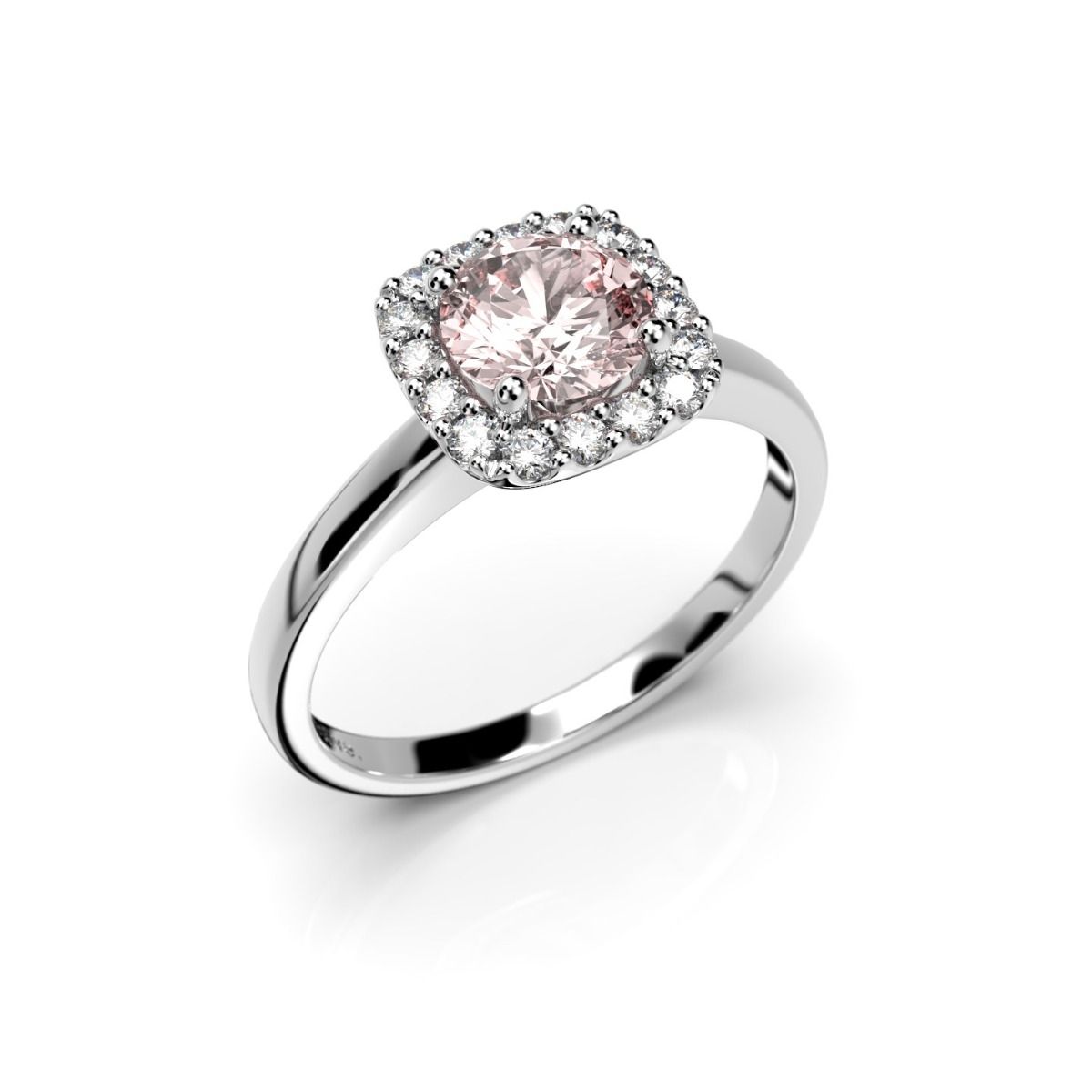 Festive Joanna Morganiitti timanttisormus, platina 636-086M-PT