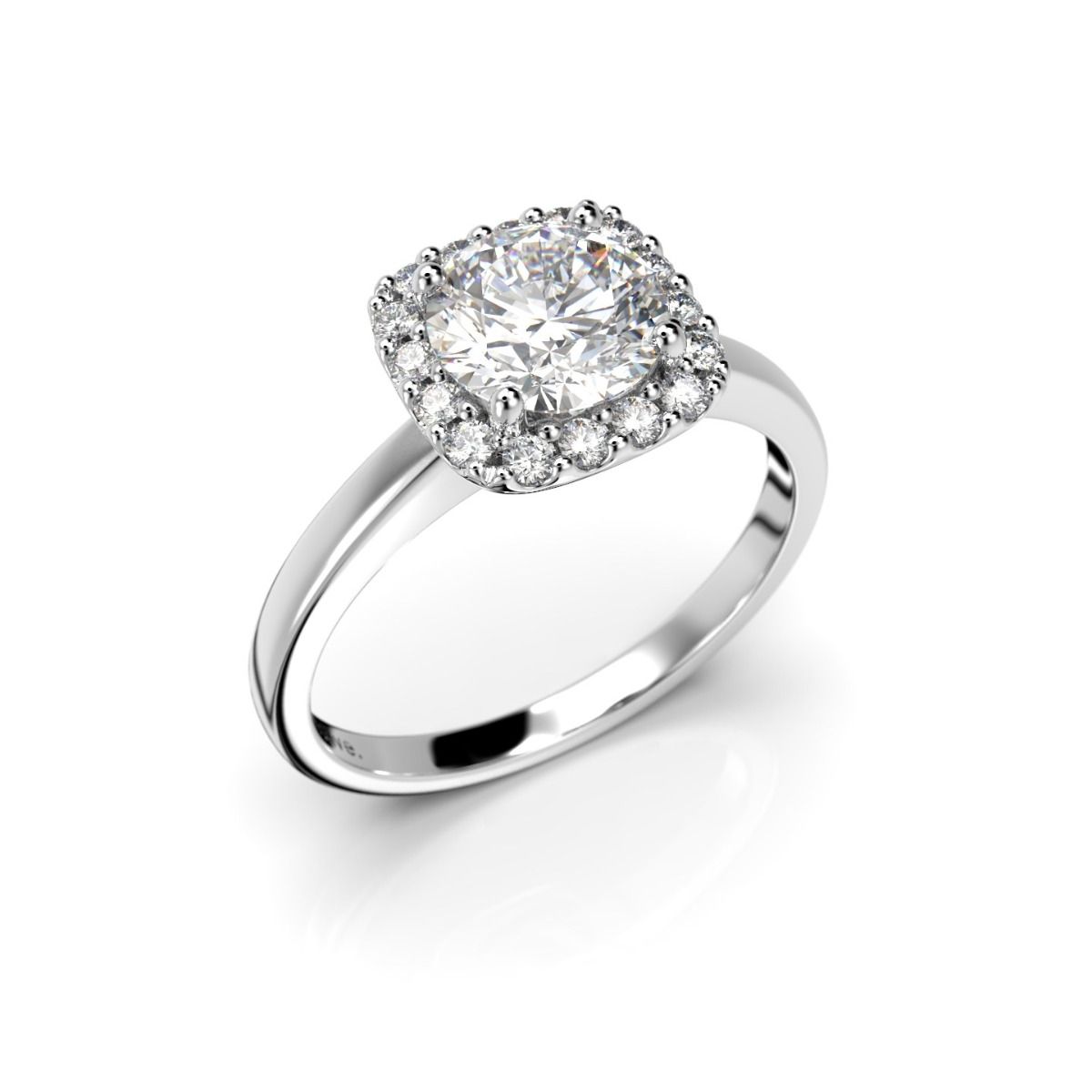 Festive Jennifer timanttisormus, platina 638-116-PT