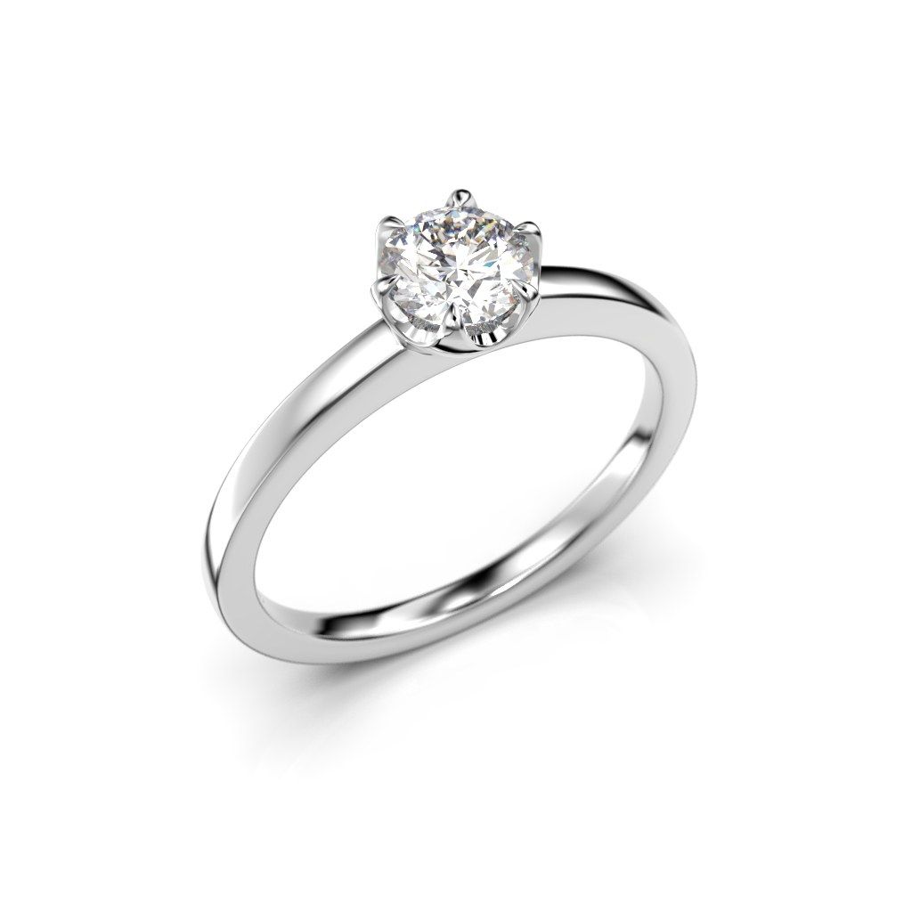 Festive Adele timanttisormus, platina 651-050-PT