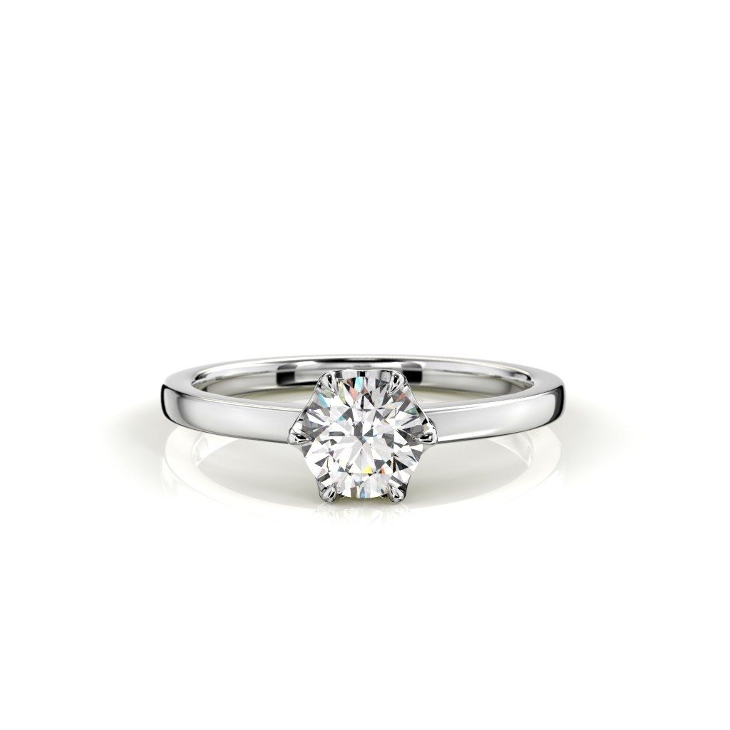 Festive Adele timanttisormus, platina 651-070-PT