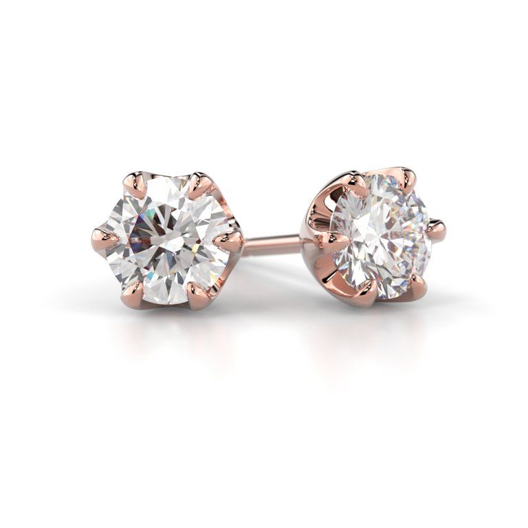 Festive Adele korvakorut, punakulta 670-100-PK