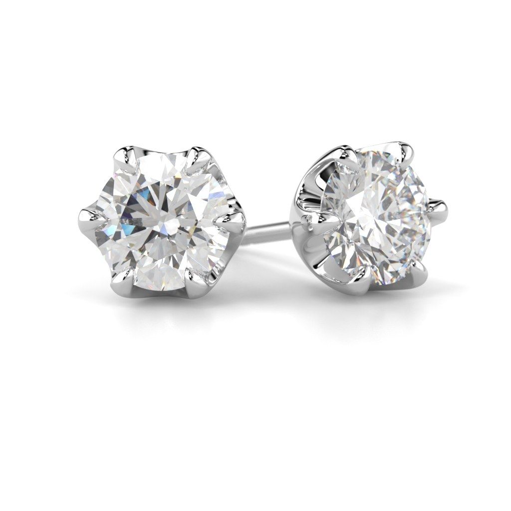 Festive Adele timanttikorvakorut, platina 670-140-PT