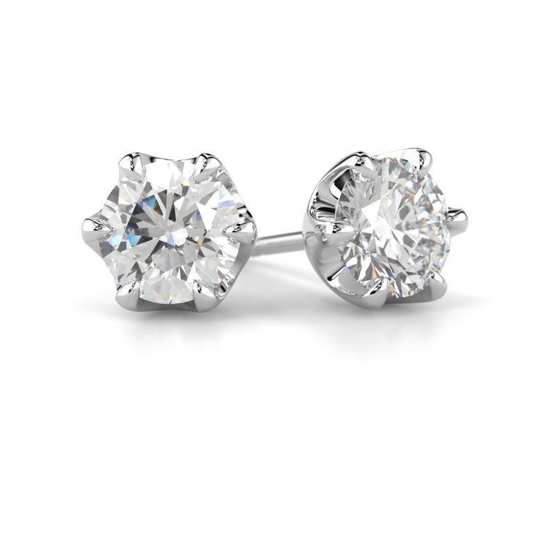 Festive Adele korvakorut, valkokulta 670-140-VK