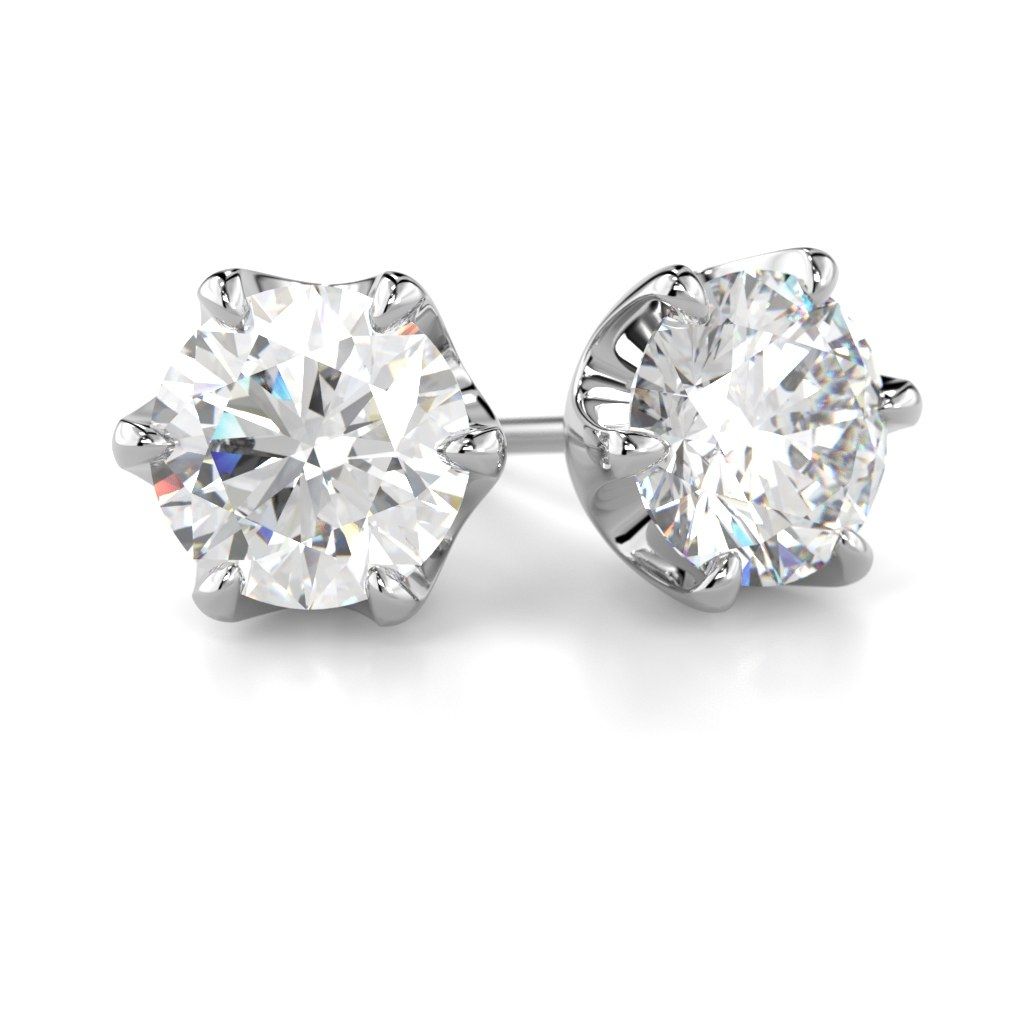 Festive Adele timanttikorvakorut, platina 670-200-PT