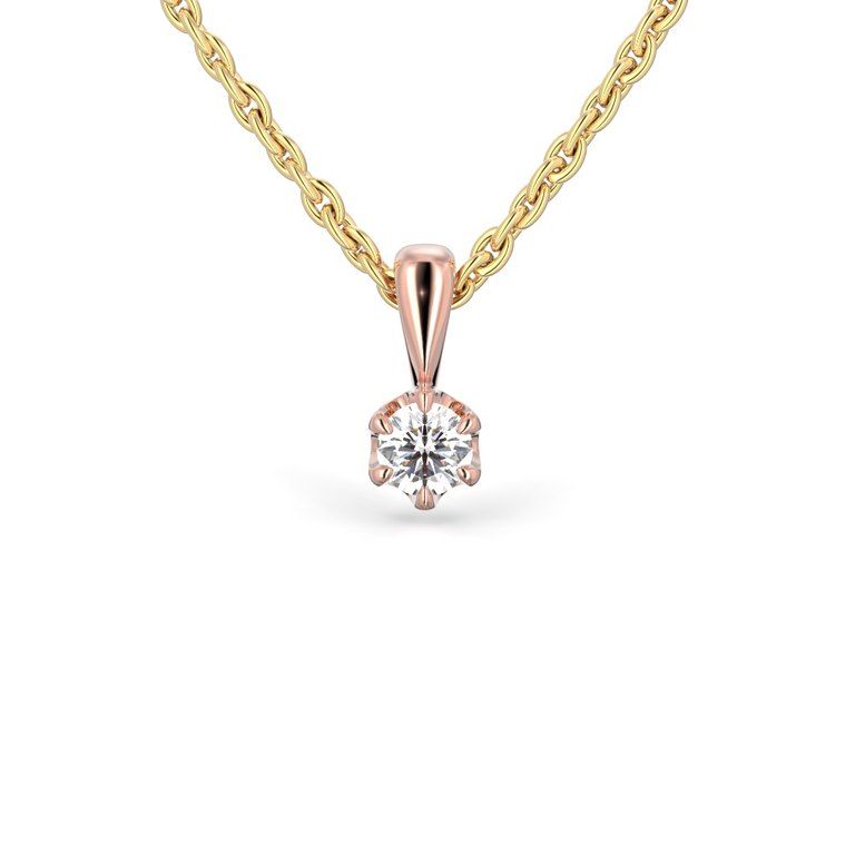 Festive Adele riipus, punakulta 671-010-PK