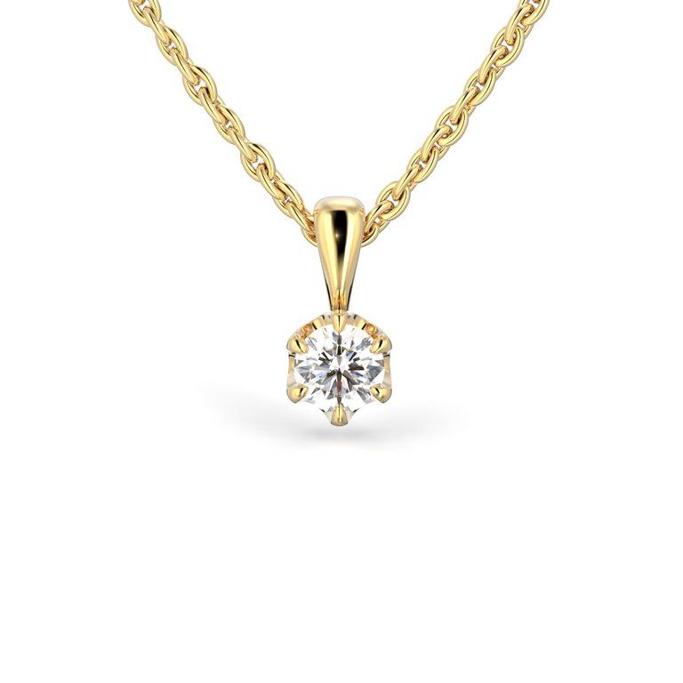 Festive Adele riipus, keltakulta 671-020-KK