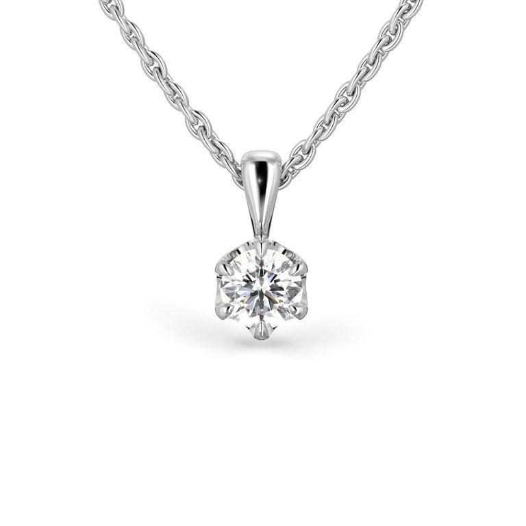 Festive Adele riipus, valkokulta 671-030-VK