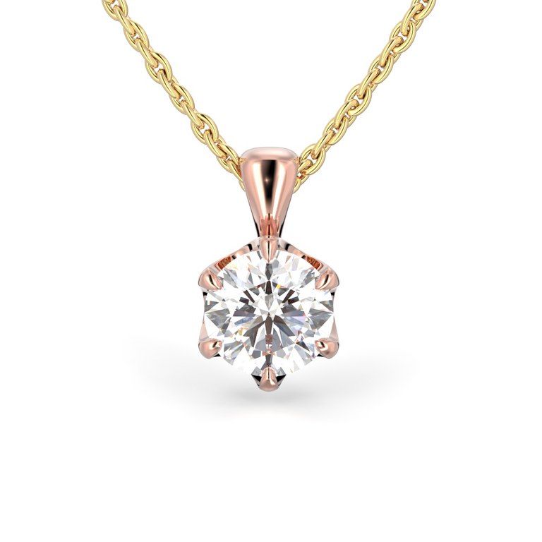 Festive Adele riipus, punakulta 671-100-PK