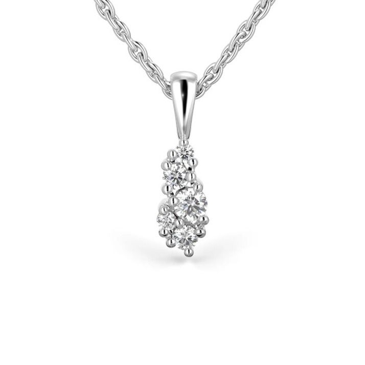 Festive Nadja timanttiriipus, platina 673-011-PT