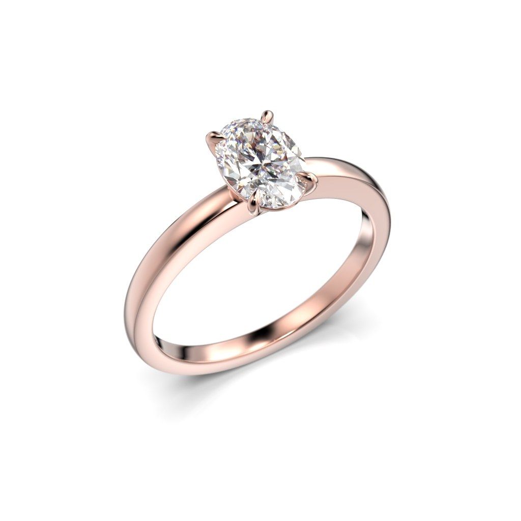 Festive Selena timanttisormus, punakulta 683-070-PK
