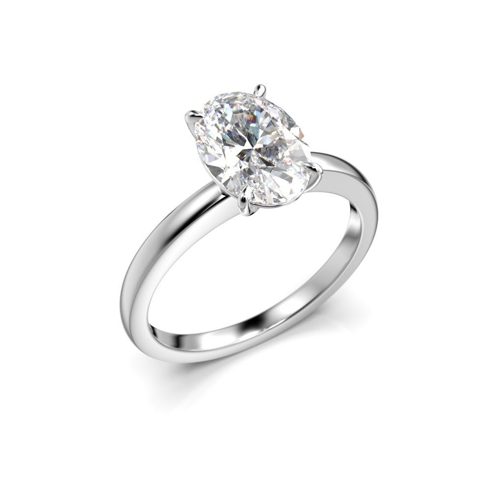 Festive Selena timanttisormus, valkokulta 683-150-VK