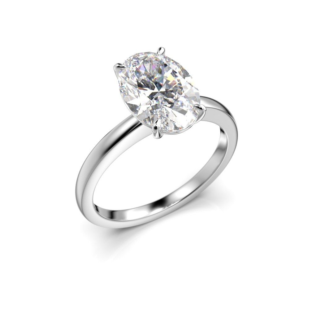 Festive Selena timanttisormus, valkokulta 683-200-VK