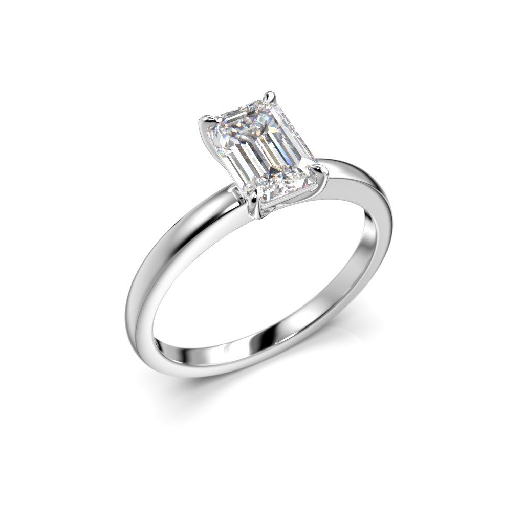 Festive Serena timanttisormus, platina 684-100-PT